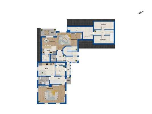 Grundriss Obergeschoss