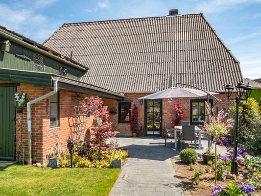 Blick auf die Terrasse