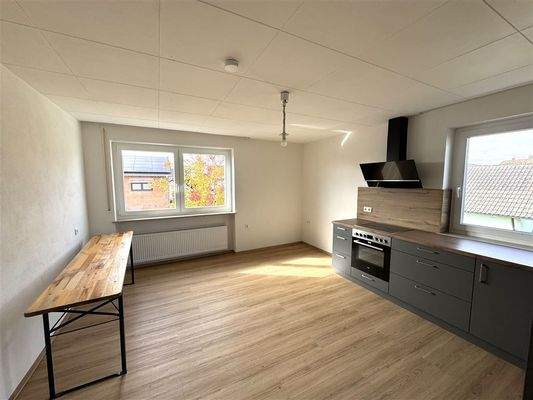 genügend Platz für einen Essbereich