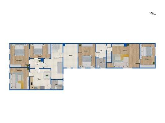 Grundriss Obergeschoss