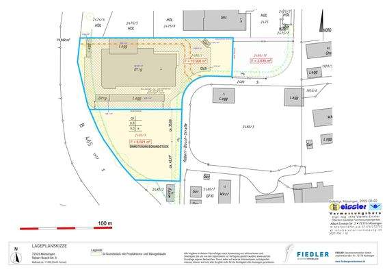 Lageplanskizze m. Grundstück