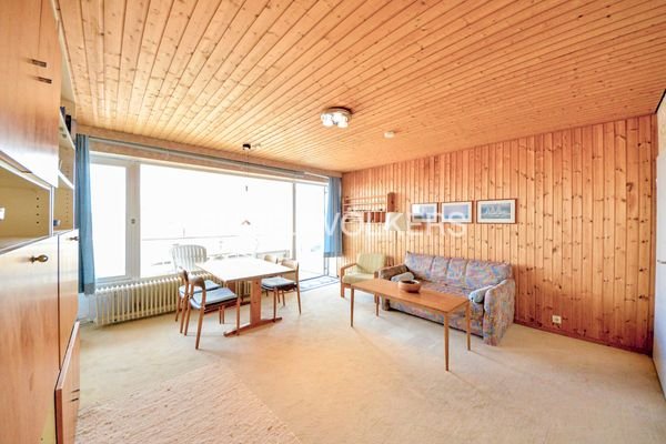 Wohnzimmer mit Nordseeblick