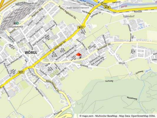 Geolyzer Kartenausschnitt