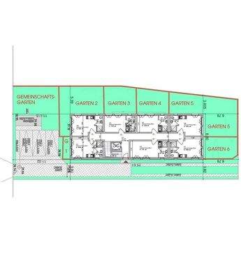 Lageplan mit den einzelnen Gärten