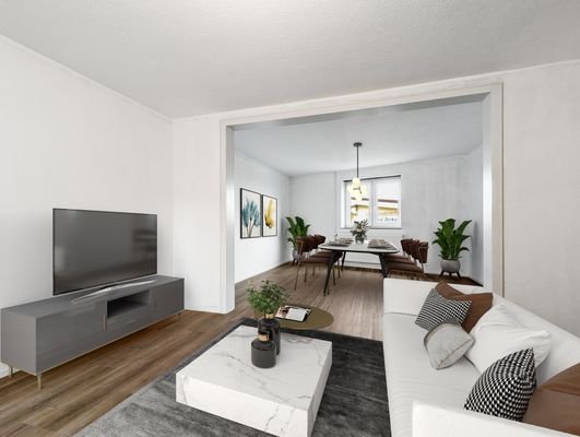 Einrichtungsbeispiel Wohnzimmer
