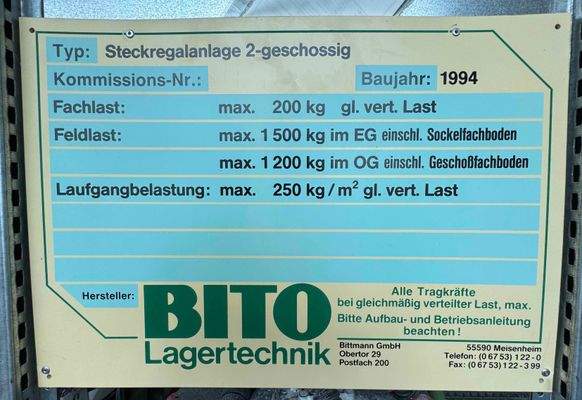 Steckregalanlage