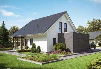 Gartenansicht Satteldach