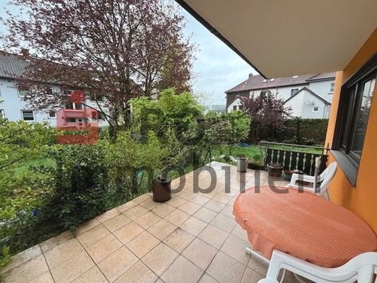 Terrasse im Erdgeschoss