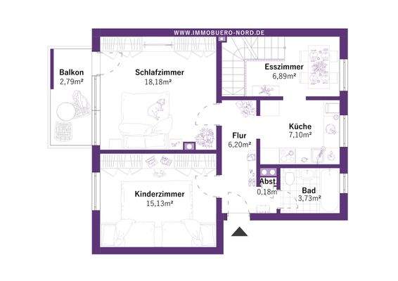 Grundriss Hauptebene