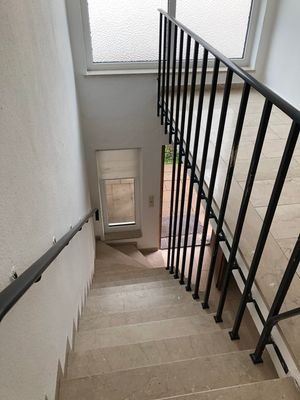 Treppe zur Wohnung