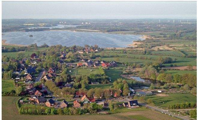 idyllischer Dorfblick