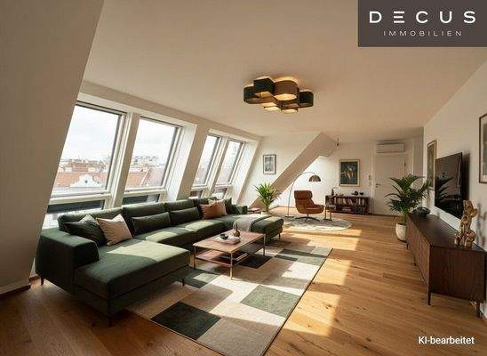 Wohnzimmer - KI bearbeitet