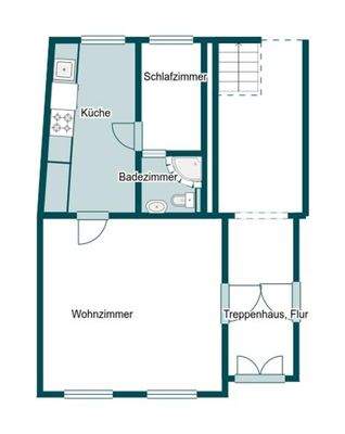 Grundriss Skizze EG Links