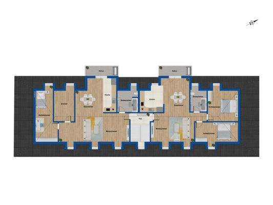 Grundriss Dachgeschoss