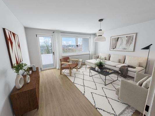 Wohnzimmer digitalisiert