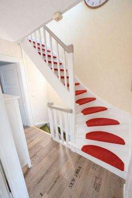 Treppe zum Spitzboden