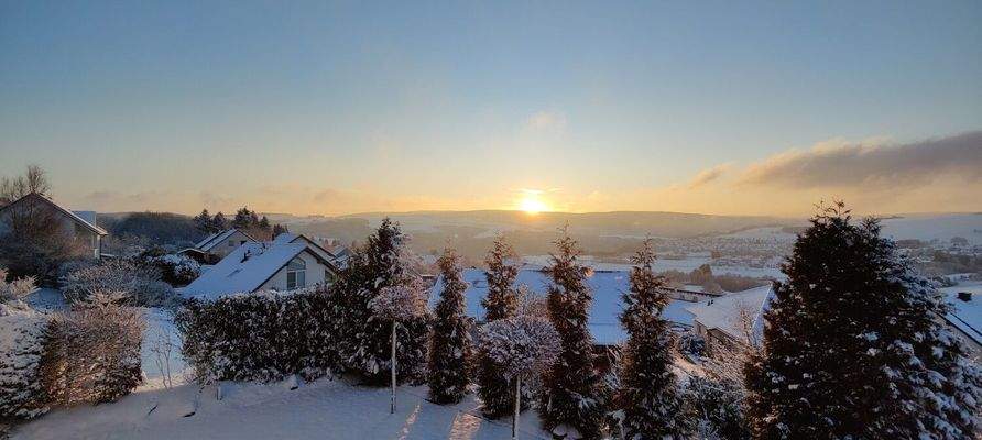 Sonnenuntergang im Winter_