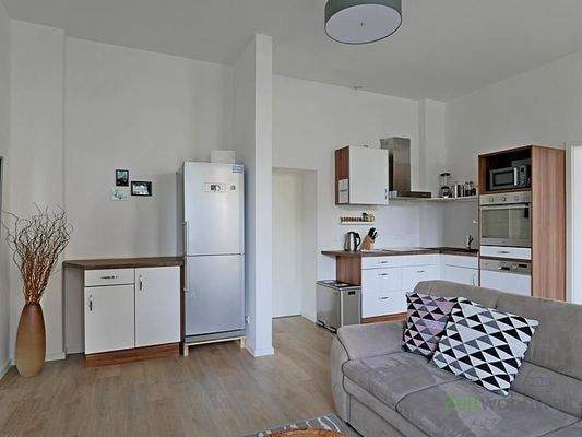 Blick zur Küchenzeile