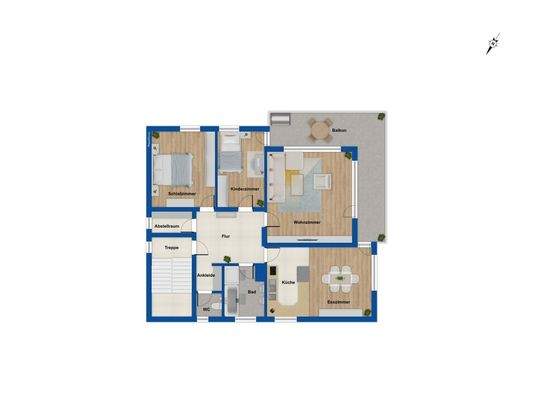 Grundriss Obergeschoss