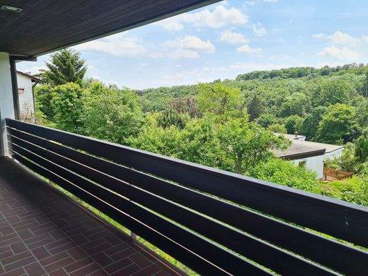 überdachter Balkon, nach Süden ausgerichtet