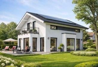 Modernes Traumhaus mit Garten