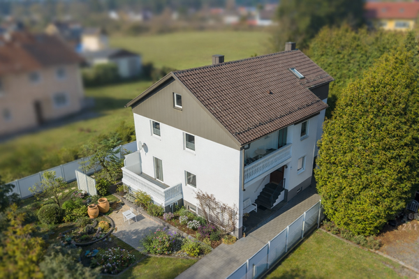 Außenansicht, Garten virtuell gestaltet