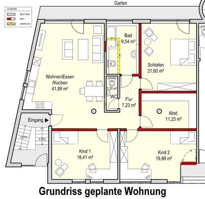 3302-ETW Grundriss geplante Wohnung