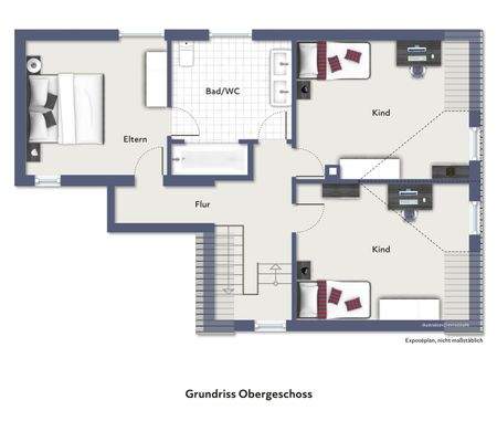 Grundriss Obergeschoss 