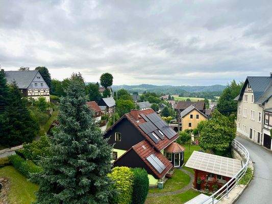 Blick vom Dachgeschossbalkon