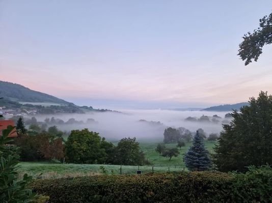 ...oder man über dem Nebel schwebt...