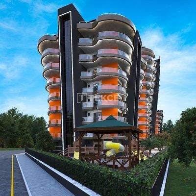 Apartments with Scenic Nature View in Mahmutlar Center Alanya