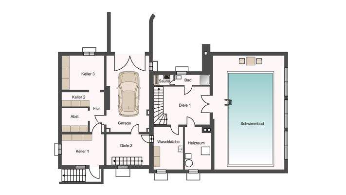Grundriss Kellergeschoss
