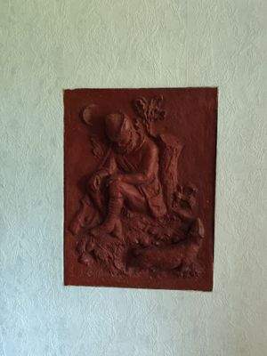 Wandrelief von dem Tiefurter Künstler Lungwitz 