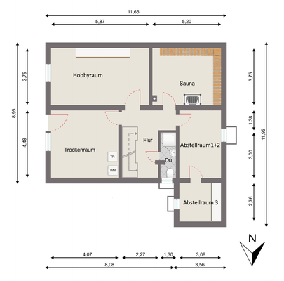 Grundriss Untergeschoss