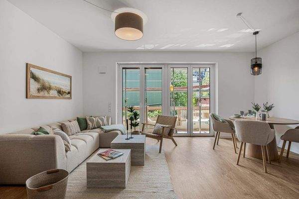 Musterwohnung - Großzügiges Wohn- und Esszimmer