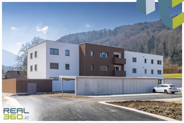 Zufahrt zum Wohnprojekt