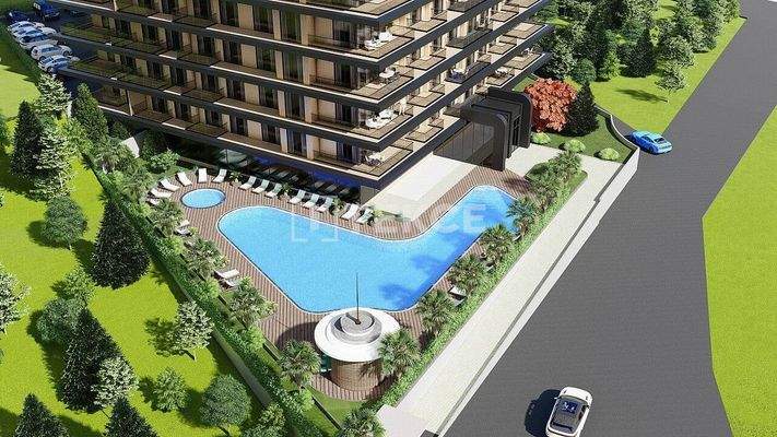 Elegant Real Estate 300 M from the Sea in Alanya Tosmur