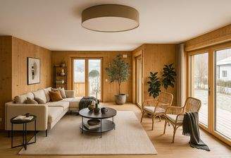 Wohnzimmer visualisiert