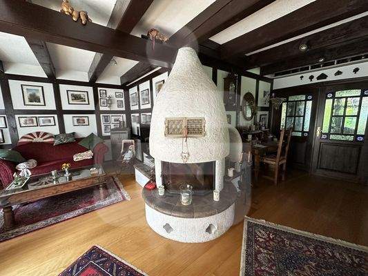 Voll funktionsfähiger Kamin