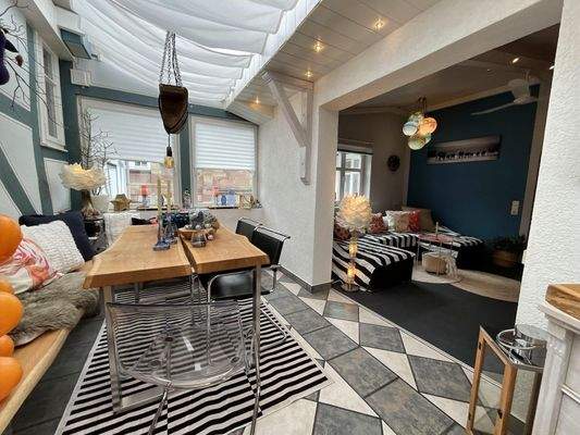 Wohnzimmer und Wintergarten