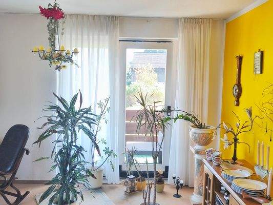 Wohnung-Wohn-Schlafzimmer 1 Balkonausgang