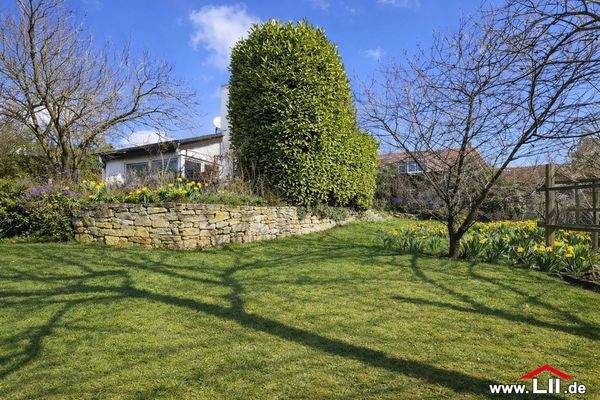 Gartenansicht des Hauses