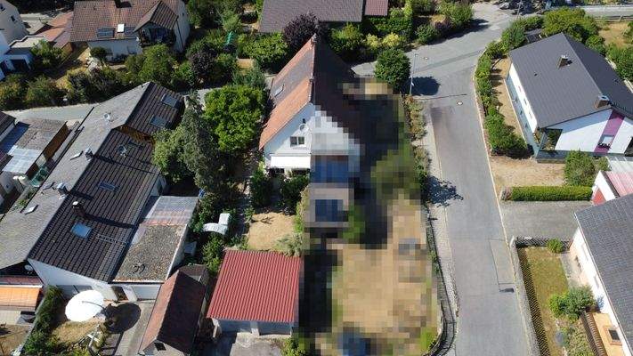 Das Grundstück nach Süden