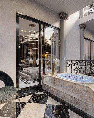 Sea and City View Flats in Bektas Alanya