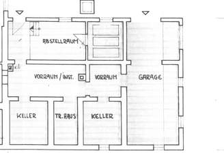 Grundriss UG mit Garage