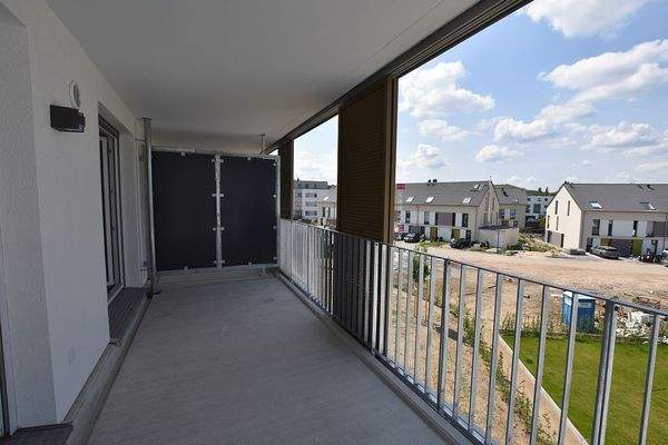 Balkon mit Blick ins Grüne