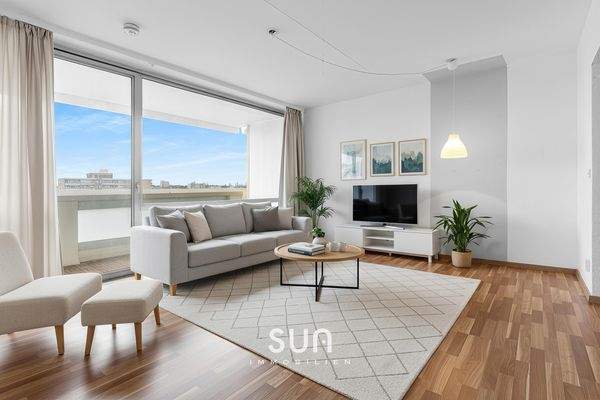 LICHTDURCHFLUTETER WOHNRAUM (visualisiert)