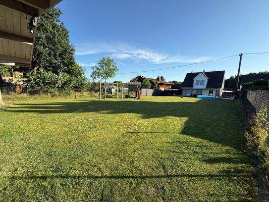 Sicht vom Gartenhaus 