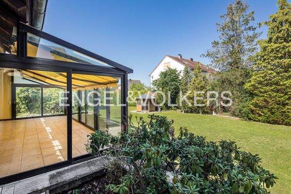 Blick auf den hinteren Wintergarten