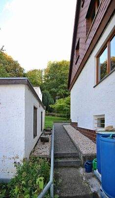 Hausseite / Gerätehaus